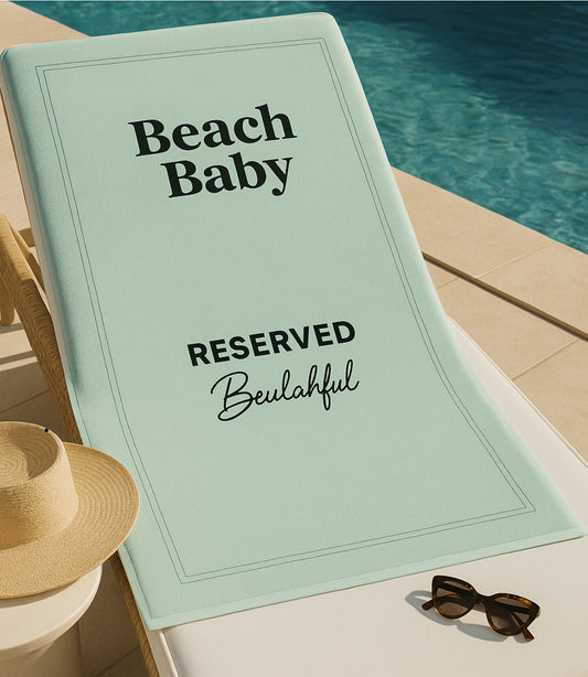 Reserved - Beach towel ( Beach Baby)